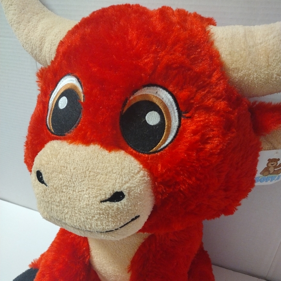 Goffa Red Bull Plush Stuffed Toy 22" Plush Toy Chicago Bulls NBA Mascot with Tag - Picture 5 of 9